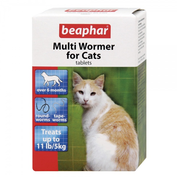 Beaphar Multi Wormer For Cats 6 x 12