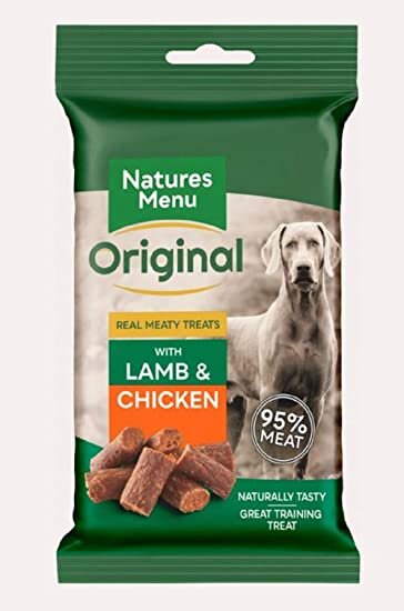 Natures Menu Lamb & Chicken Dog Treats 12 x 60g
