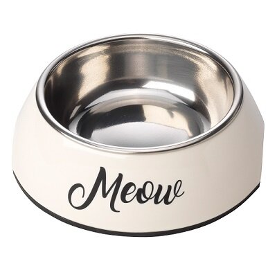 House of Paws Cream Cat Bowl - Small