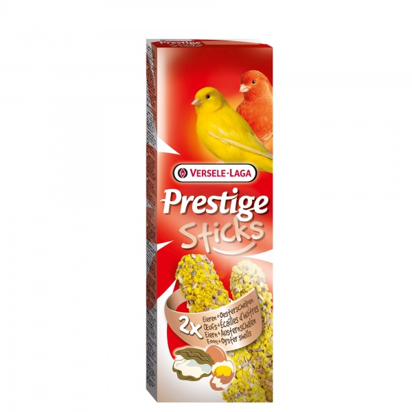 Versele Laga Prestige Canary Egg & Oyster Shell Sticks 10 x 60g