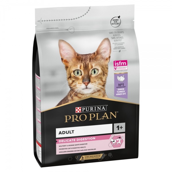 Pro Plan Cat Adult Delicate Digestion Turkey 3kg