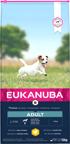 Eukanuba Adult Small Breed Chicken Dog Food 12kg