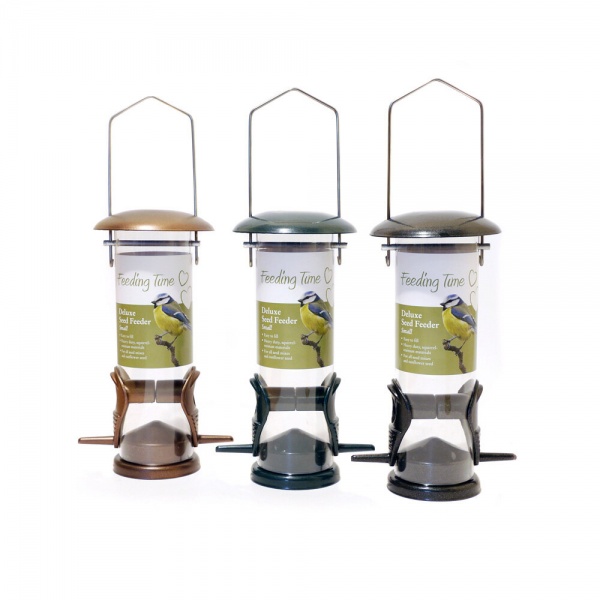 Rosewood Deluxe Seed Feeder For Wild Birds - Small