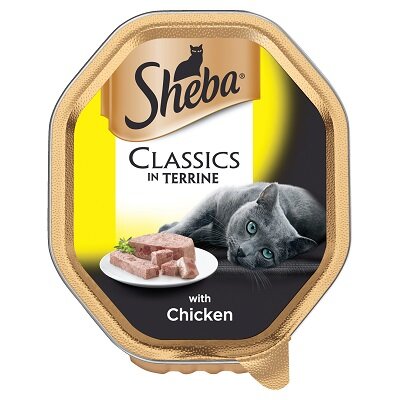 Sheba Tray Classic Chicken in Terrine 22 x 85g