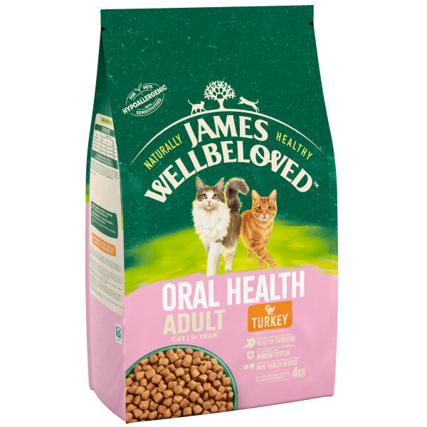 James Wellbeloved Adult Cat Oral Health Turkey 4kg