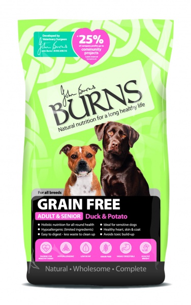Burns Free From with Duck & Potato Adult Food 2kg