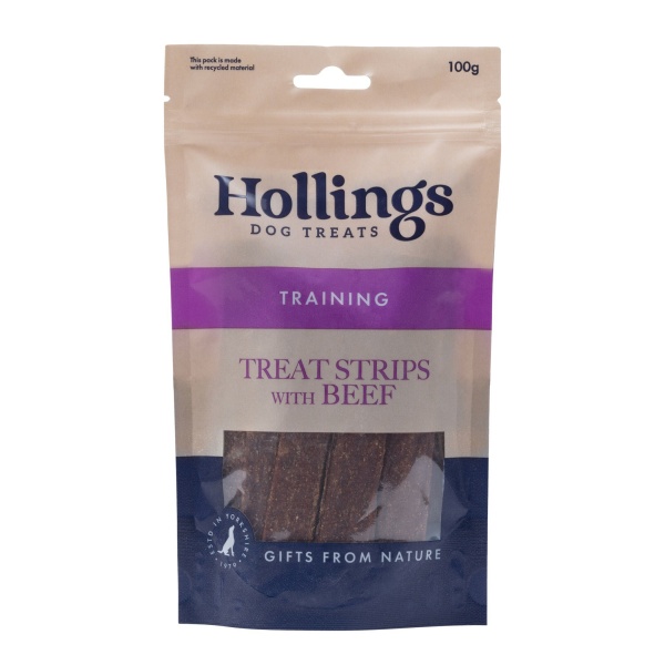 Hollings 100% Meat Treat Beef 12 x 100g