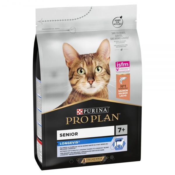 Pro Plan Senior 7+ Cat LONGEVIS Salmon 3kg
