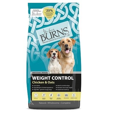 Burns Weight Control with Chicken & Oats Dog Food 2kg