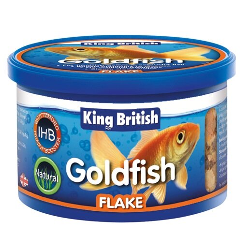 King British Goldfish Flakes with IHB 24 x 12g