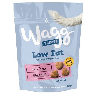 Wagg Low Fat Turkey & Rice Treats 7 x 125g