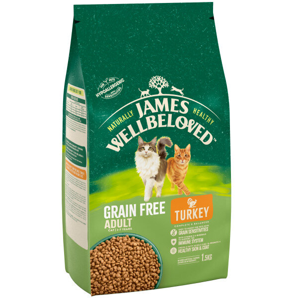James Wellbeloved Adult Cat Turkey Grain Free 1.5kg