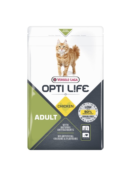 Versele Laga Opti Life Cat Adult Grain Free Chicken 4 x 1kg