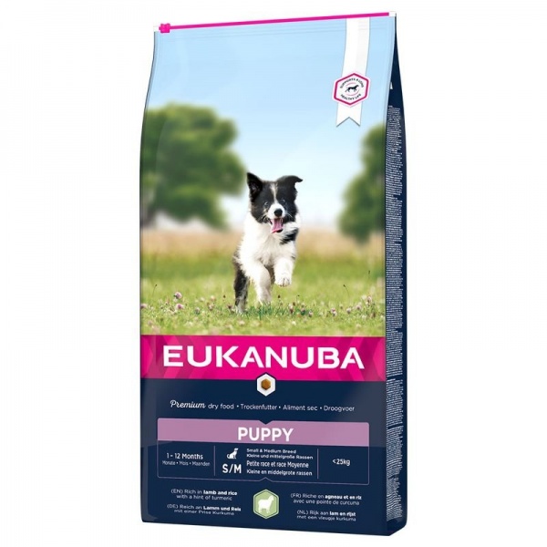Eukanuba Puppy Small/Medium Breed Lamb 12kg