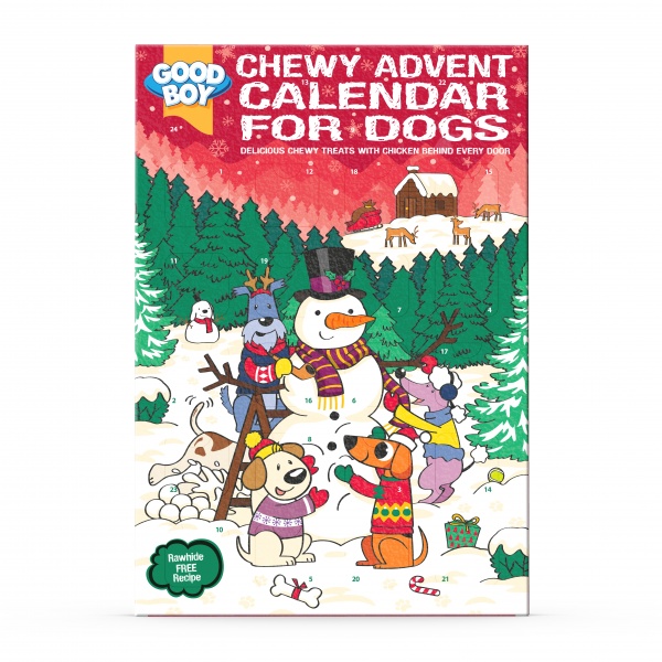 Good Boy Xmas Chewy Advent Calendar for Dogs 60g