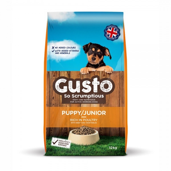 Gusto Puppy Junior Dog Food 12kg