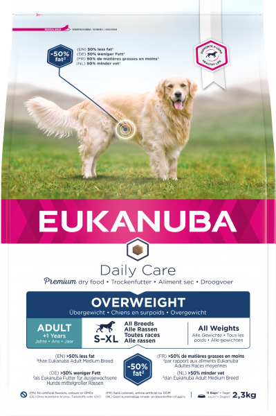 Eukanuba Daily Care Overweight 3 x 2.3kg