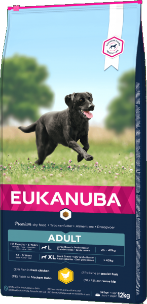 Eukanuba Active Adult Large Breed Chicken Dog Food 12kg