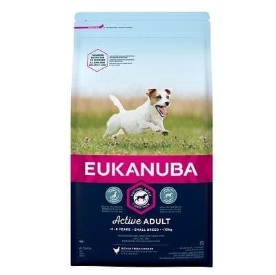 Eukanuba Adult Small Breed Chicken Dog Food 3 x 2kg