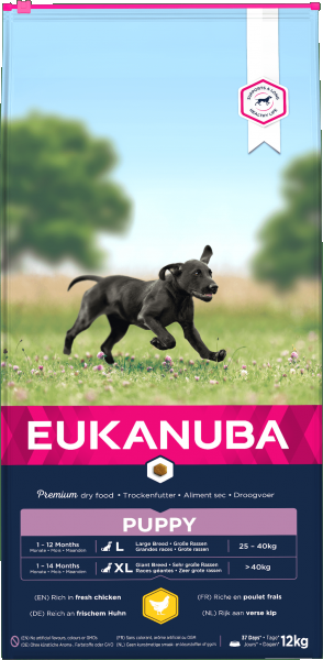 Eukanuba Growing Puppy Large Breed Chicken Dog Food 12kg