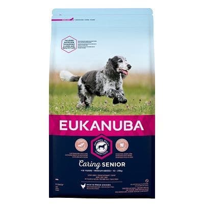 Eukanuba Senior Medium Breed Chicken Dog Food 12kg