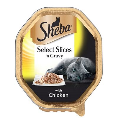 Sheba Tray Select Slices Chicken in Gravy 22 x 85g