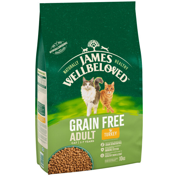 James Wellbeloved Adult Cat Turkey Grain Free 10kg