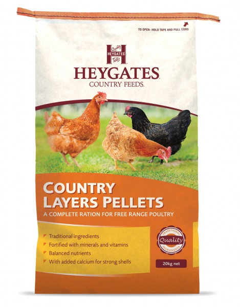 Heygates Country Layers Pellets Poultry Food 20kg