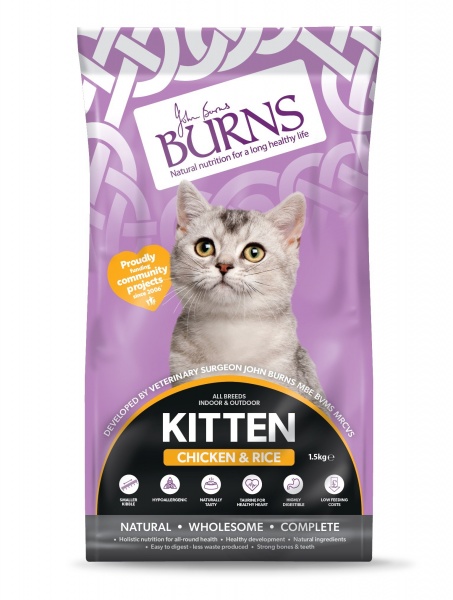 Burns Kitten Chicken & Rice 1.5kg