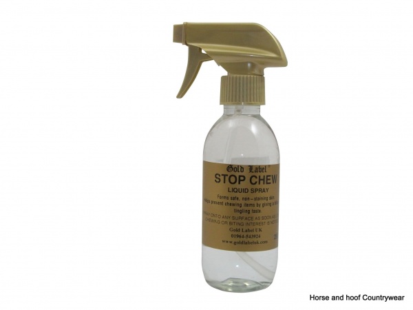 Gold Label Canine Stop Chew Spray