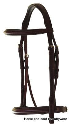 HyCLASS Deluxe Padded Headpiece Bridle