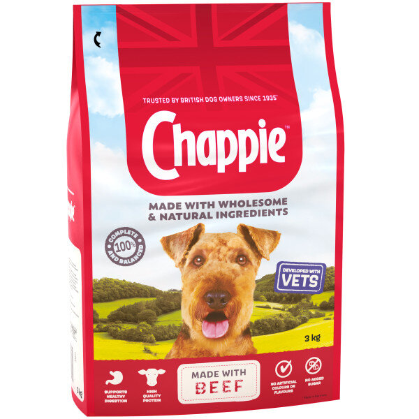 Chappie Adult Complete Beef & Cereal 3kg