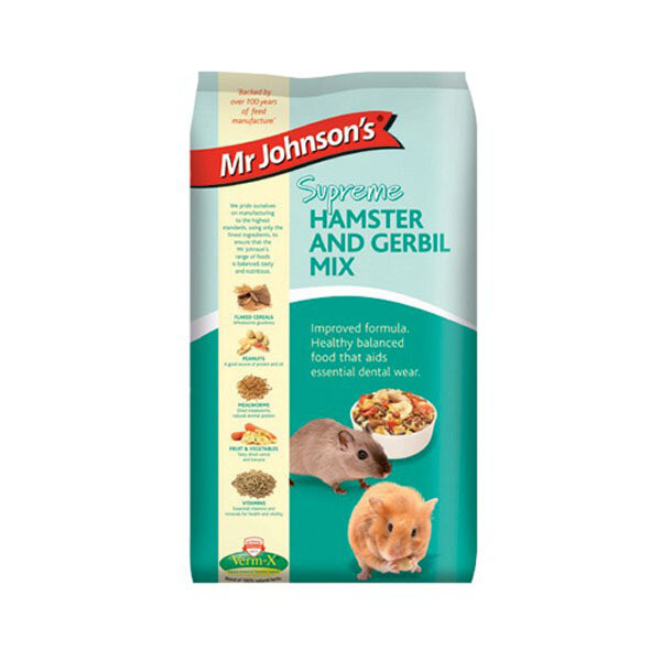 Mr Johnsons Supreme Hamster & Gerbil Food 900g
