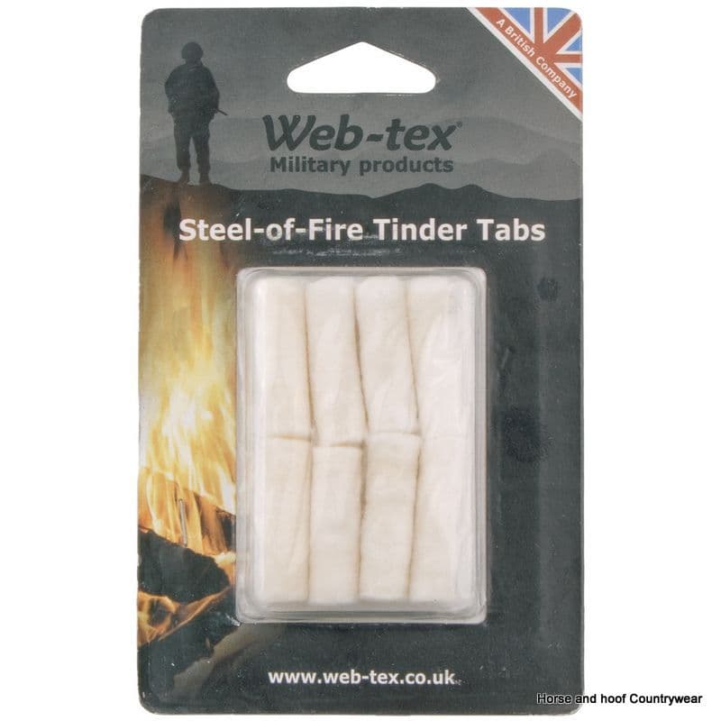 Web-tex Steel-Of-Fire Tinder Tabs