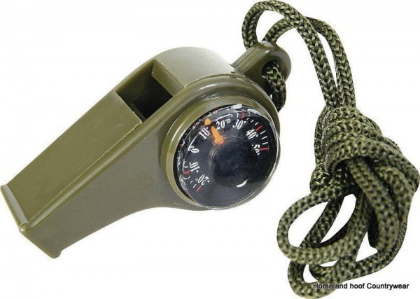 Mil-com 3-in-1 Whistle - Green
