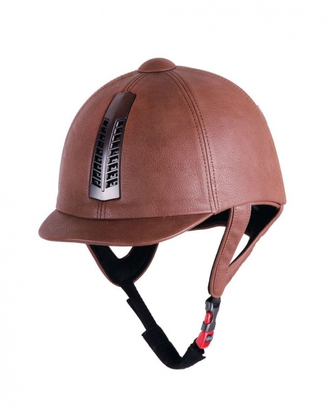 Rhinegold Pro Riding Hat Leather Finish PAS 015 STANDARD