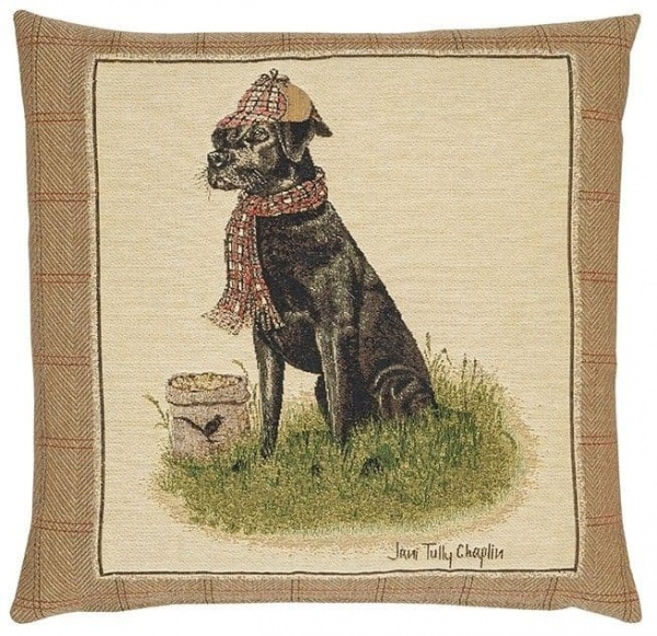 Sir Lancelot Labrador - Fine Tapestry Cushion