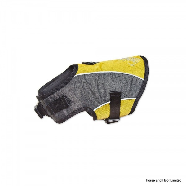 Touchdog Outdoor Vest Dog Harness with Lead - Yellow